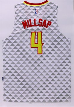Camiseta Millsap #4 Atlanta Hawks Blanco