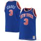 Camiseta John Starks #3 New York Knicks Mitchell & Ness Hardwood Classics Azul