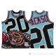 Camiseta Josh Jackson #20 Memphis Grizzlies Mitchell & Ness Big Face Verde