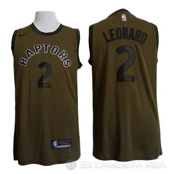 Camiseta Kawhi Leonard #2 Toronto Raptors Nike Verde