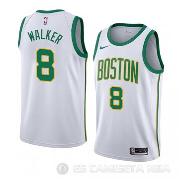 Camiseta Kemba Walker #8 Boston Celtics Ciudad 2019-20 Blanco