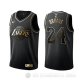 Camiseta Kobe Bryant #24 Golden Edition Los Angeles Lakers Negro