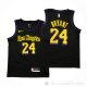 Camiseta Kobe Bryant NO 24 Los Angeles Lakers Ciudad 2019-20 Negro