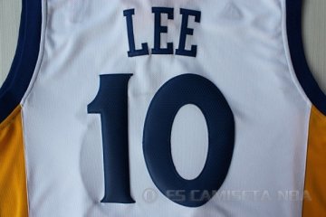 Camiseta Lee #10 Golden State Warriors Blanco