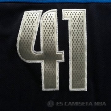 Camiseta Nowitzik #41 Dallas Mavericks Azul