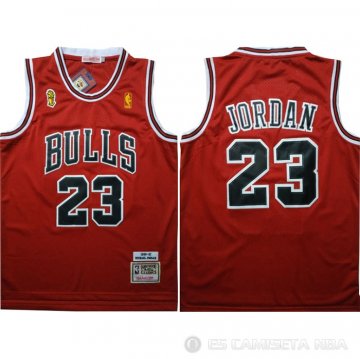 Camiseta Michael Jordan #23 Chicago Bulls 1996-97 Finals Rojo