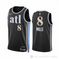 Camiseta Patty Mills #8 Atlanta Hawks Ciudad 2023-24 Negro