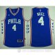 Camiseta Phila Noel #4 Philadelphia 76ers Azul