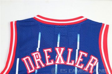 Camiseta Drexler #22 Houston Rockets Azul
