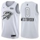 Camiseta Russell Westbrook #0 All Star 2018 Thunder Blanco