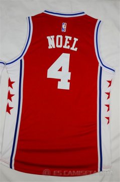 Camiseta Sixers Noel #4 Philadelphia 76ers Rojo
