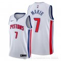 Camiseta Thon Maker #7 Detroit Pistons Association Blanco