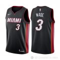 Camiseta Victor Dwyane Wade #3 Miami Heat Icon Negro