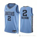 Camiseta Xavier Tillman #2 Memphis Grizzlies Statement 2022-23 Azul