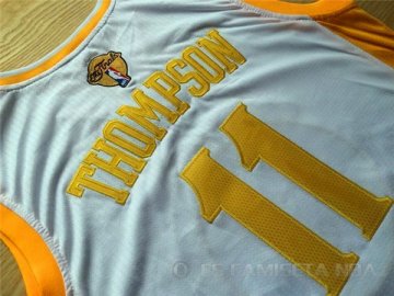 Camiseta Campeon Thompson #11 Golden State Warriors Oro