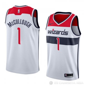 Camiseta Chris Mccullough #1 Washington Wizards Association 2018 Blanco