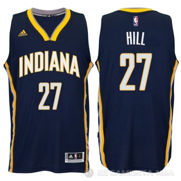 Camiseta Hill #27 Indiana Pacers Azul