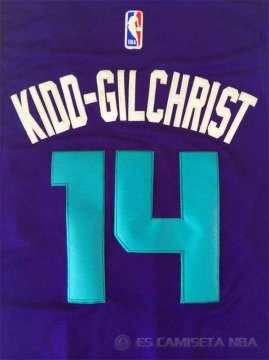Camiseta Kidd-Gilchrist #14 Charlotte Hornets Purpura