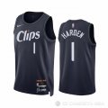 Camiseta James Harden #1 Los Angeles Clippers Ciudad 2023-24 Azul