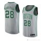 Camiseta Jeff Roberson #28 Boston Celtics Ciudad 2018-19 Gris