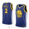 Camiseta Jordan Bell #2 Golden State Warriors Icon 2017-18 Finals Bound Azul
