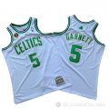 Camiseta Kevin Garnett #5 Boston Celtics 2007-08 Finals Blanco
