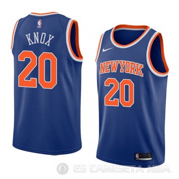 Camiseta Kevin Knox #20 New York Knicks Icon 2018 Azul