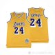 Camiseta Kobe Bryant #24 Los Angeles Lakers Mitchell & Ness 2007-08 Amarillo
