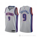 Camiseta Langston Galloway #9 Detroit Pistons Statement Gris