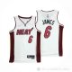 Camiseta LeBron James #6 Miami Heat Association 2021-22 Blanco