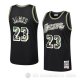 Camiseta Lebron James #23 Los Angeles Lakers Camuflaje Negro