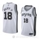 Camiseta Lonnie Walker IV #18 San Antonio Spurs Association 2018 Blanco