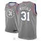 Camiseta Mike Muscala #31 Philadelphia 76ers Ciudad 2018-19 Gris