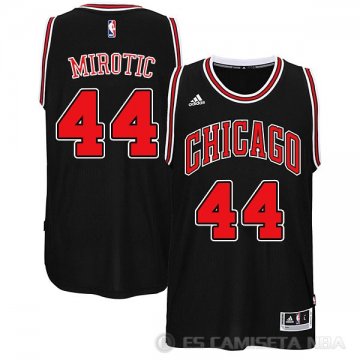 Camiseta Mirottc #44 Chicago Bulls Negro