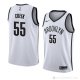 Camiseta Mitch Creek #55 Brooklyn Nets Association 2018 Blanco