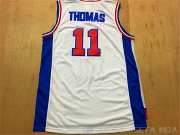 Camiseta Thomas #11 Detroit Pistons Blanco