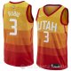 Camiseta Rubio #3 Utah Jazz Ciudad 2017-18 Naranja