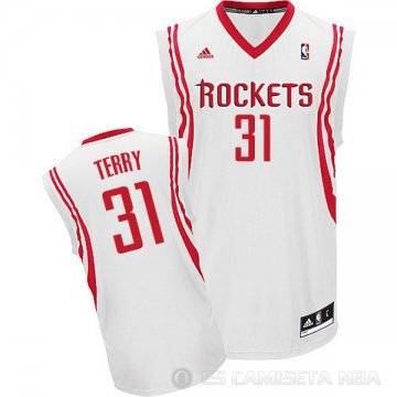 Camiseta Terry #31 Houston Rockets Blanco