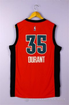 Camiseta Durant #35 Oklahoma City Thunder Naranja