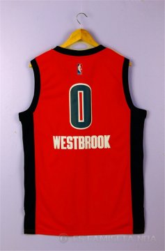 Camiseta Westbrook #0 Oklahoma City Thunder Naranja