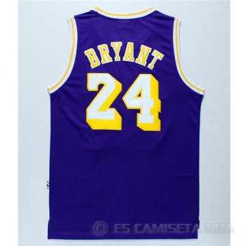Camiseta retro Bryant #24 Los Angeles Lakers Purpura