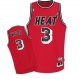Camiseta retro Wade #3 Miami Heat Rojo