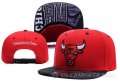 Sombrero Chicago Bulls Rojo Negro2