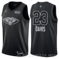 Camiseta Anthony Davis #23 All Star 2018 Pelicans Negro