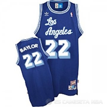 Camiseta Baylor #22 Los Angeles Lakers Retro Azul