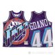 Camiseta Bojan Bogdanovic #44 Utah Jazz Mitchell & Ness Big Face Violeta