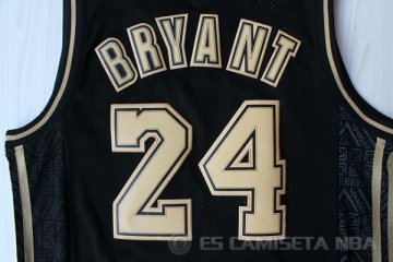 Camiseta Bryant #24 Los Angeles Lakers Ciudad Negro