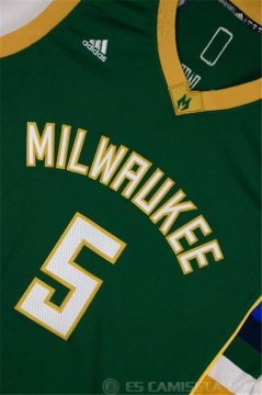 Camiseta Carter-Williams #5 Milwaukee Bucks Verde
