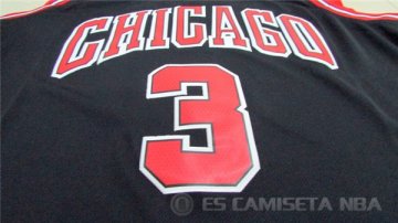 Camiseta Bulls Wade #3 Negro