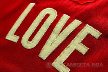 Camiseta Love Christmas #0 Cleveland Cavaliers Rojo